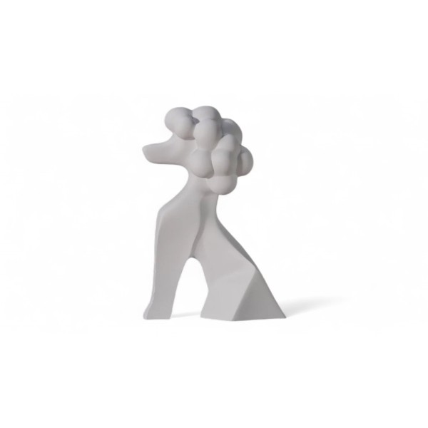 Modern Poodle Sculpture
